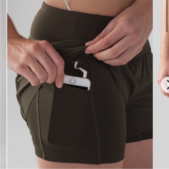 Lululemon Squad Goals Shorts in olive - Picture 3 of 8